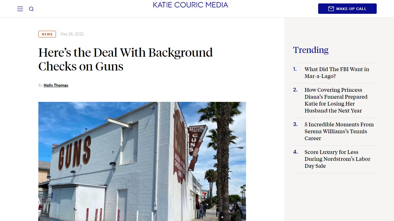 Here's the Deal With Background Checks on Guns | KCM - Katie Couric Media